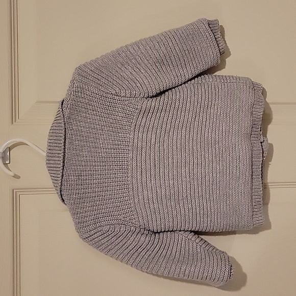 Mayoral Gray Knit Jacket with Toggle Closures, 6-9M - Picture 3 of 4